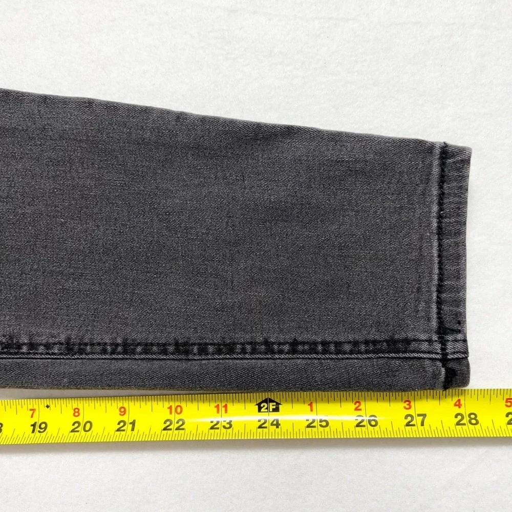 Time And Tru Women's Maternity Skinny Stretch Grey Denim Jeans Size L‎ 12-14 NWT